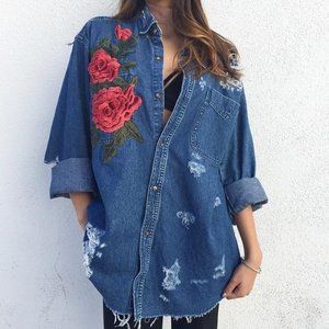 LF FURST of A KIND Embroidered Chambray (One Size)